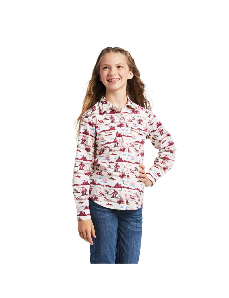 Chemises De Costume Ariat REAL Yuma Multicolore Enfant | HYH-24839861