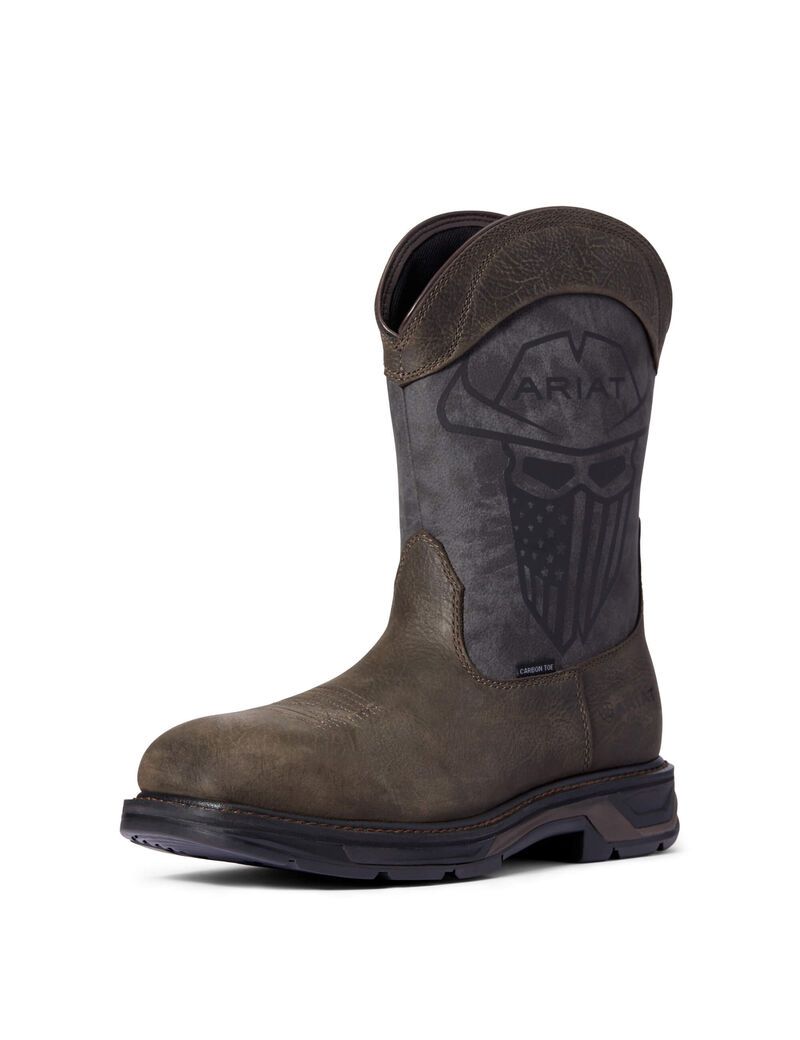 Bottes de Travail Ariat WorkHog XT Incognito Carbon Embout Cafe Homme | WVZ-02873018