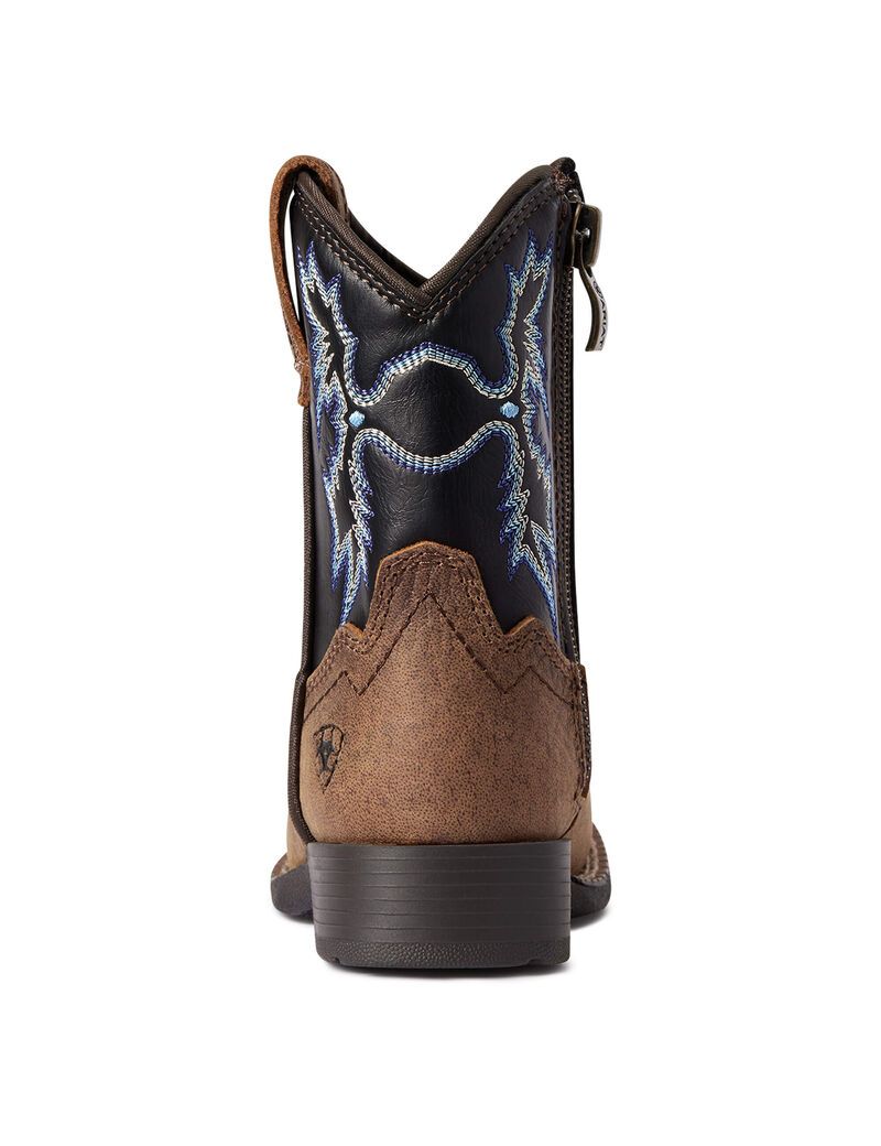 Bottes Western Ariat Stompers Warren Marron Enfant | VWH-65881678