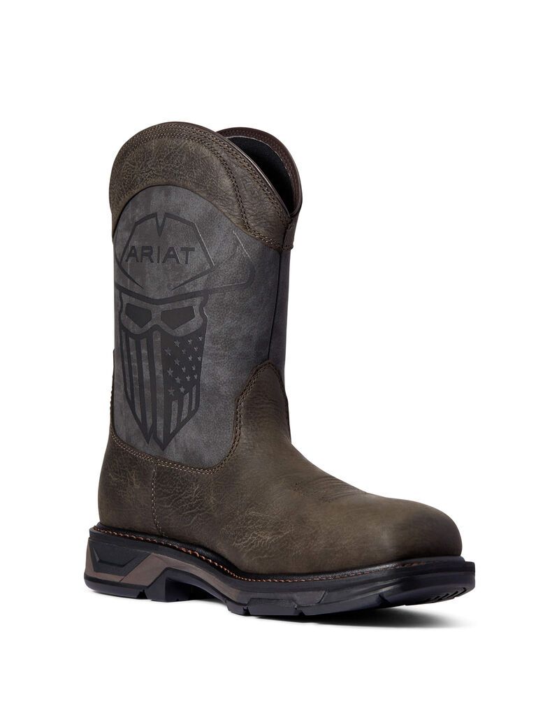 Bottes de Travail Ariat WorkHog XT Incognito Carbon Embout Cafe Homme | WVZ-02873018