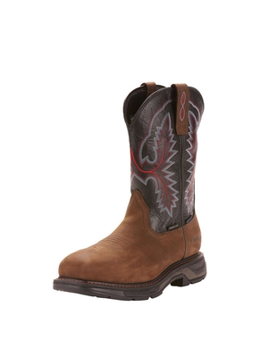 Bottes Imperméables Ariat WorkHog XT Carbon Embout Travail Marron Homme | DXR-48724912