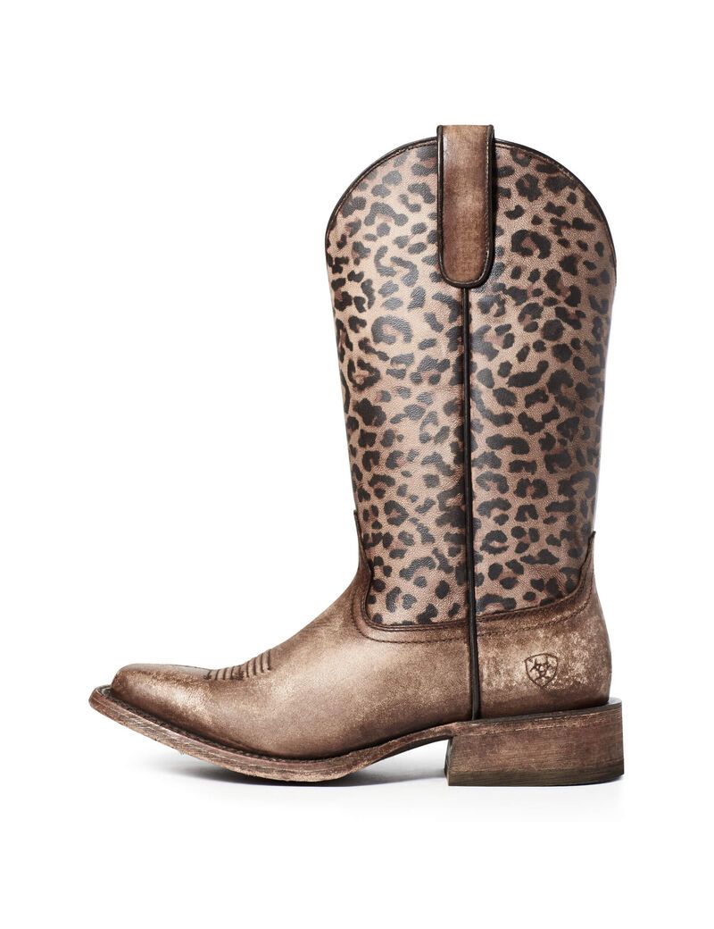 Bottes Western Ariat Circuit Savanna Marron Femme | HZL-56198262