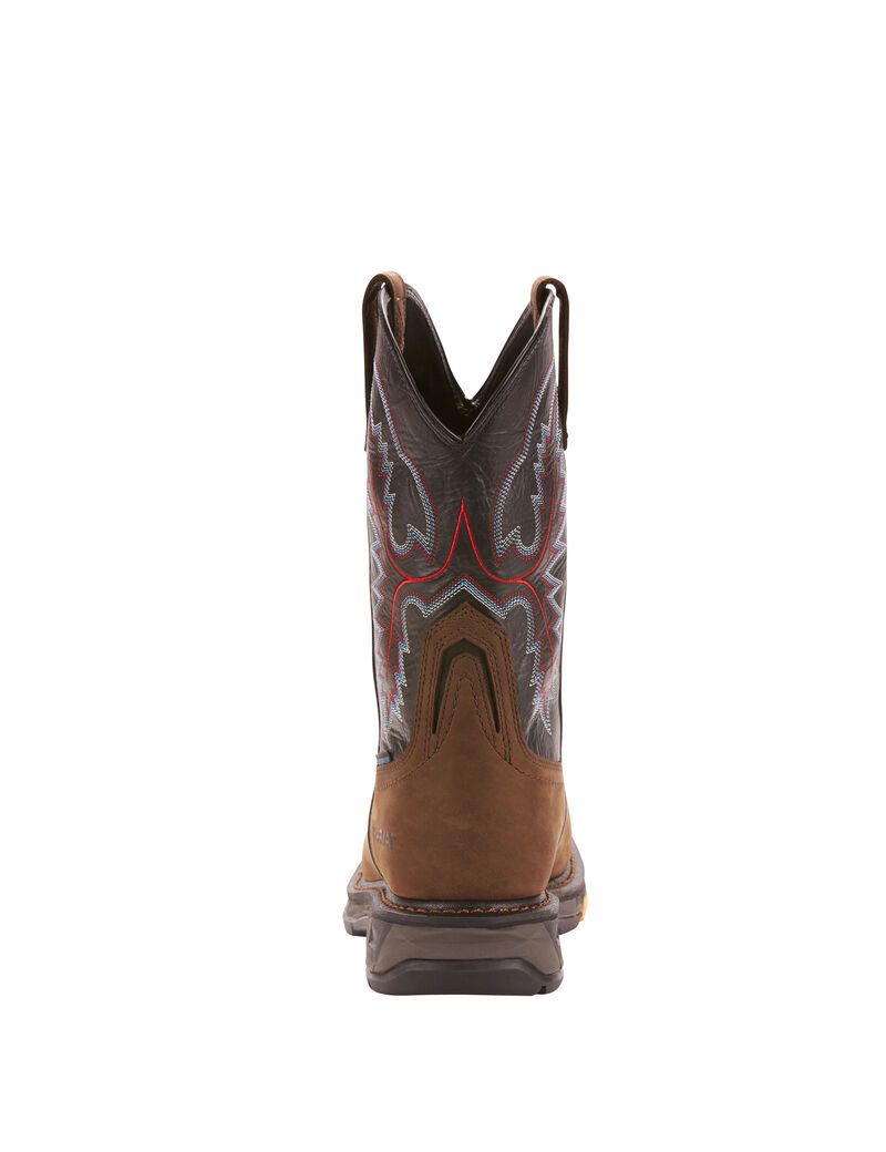 Bottes Imperméables Ariat WorkHog XT Carbon Embout Travail Marron Homme | DXR-48724912