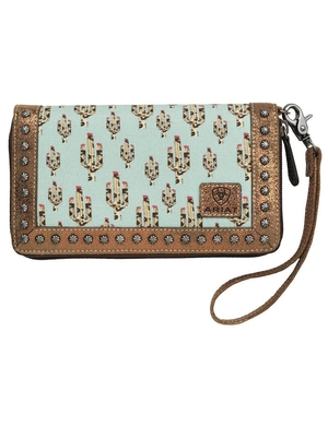 Portefeuilles Ariat Cruiser clutch Turquoise Femme | EJO-57631011