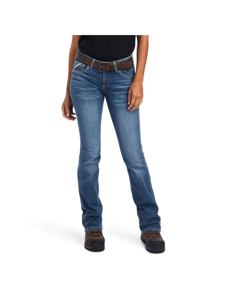 Vêtements De Travail Ariat Rebar Riveter Boot Cut Jeans Multicolore Femme | YJP-20151050