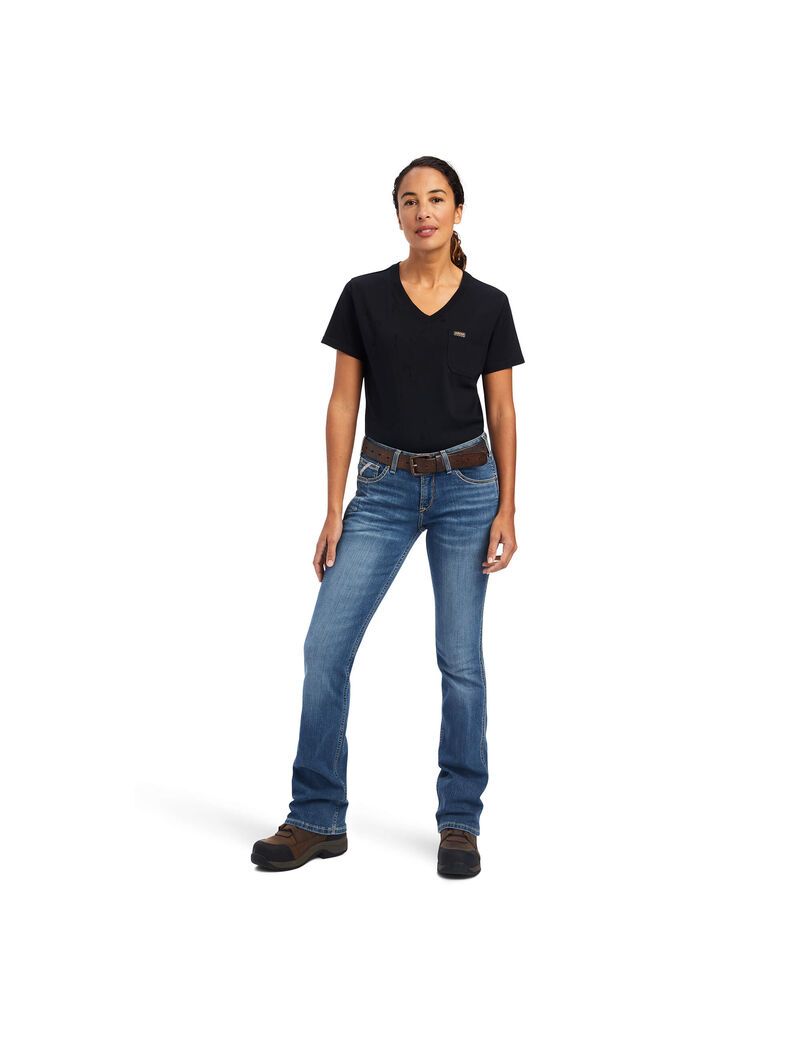 Vêtements De Travail Ariat Rebar Riveter Boot Cut Jeans Multicolore Femme | YJP-20151050