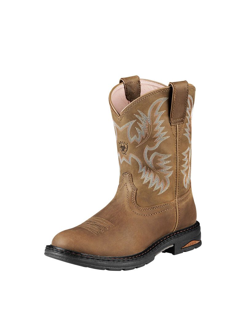 Bottes de Travail Ariat Tracey Composite Embout Marron Femme | AQW-09198030