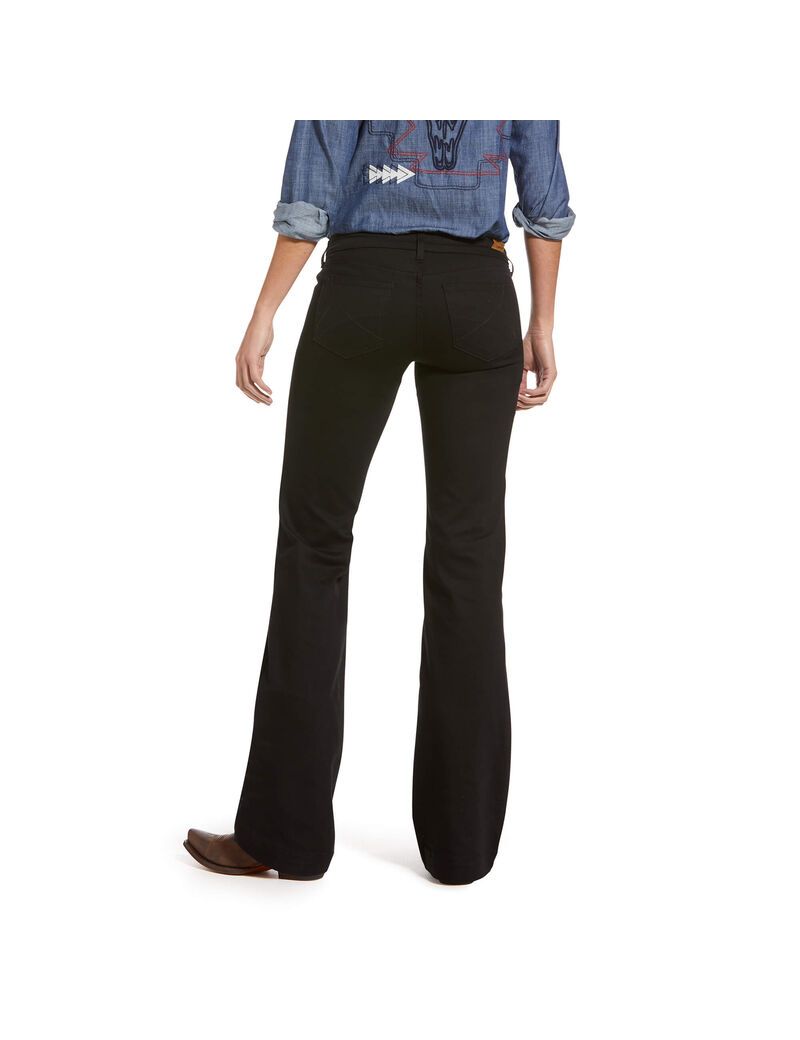 Jean Ariat Trouser Mid Rise Forever Larges Leg Pant Multicolore Femme | IKM-59316461