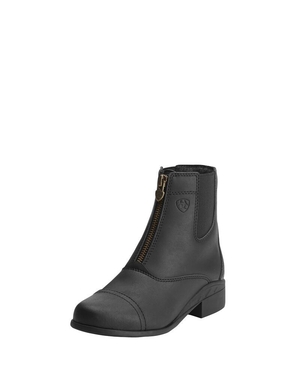 Bottes D'équitation Ariat Kids' Scout Zip Paddock Noir Enfant | LBE-81539521