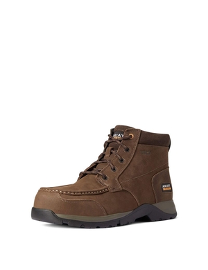 Bottes de Travail Ariat Edge LTE Chukka Static Dissipating Composite Embout Marron Foncé Homme | WOF-70956373