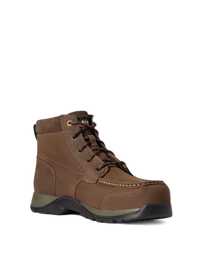 Bottes de Travail Ariat Edge LTE Chukka Static Dissipating Composite Embout Marron Foncé Homme | WOF-70956373