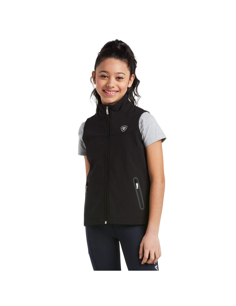 Gilet Ariat New Team Softshell Noir Enfant | ZQD-09697098