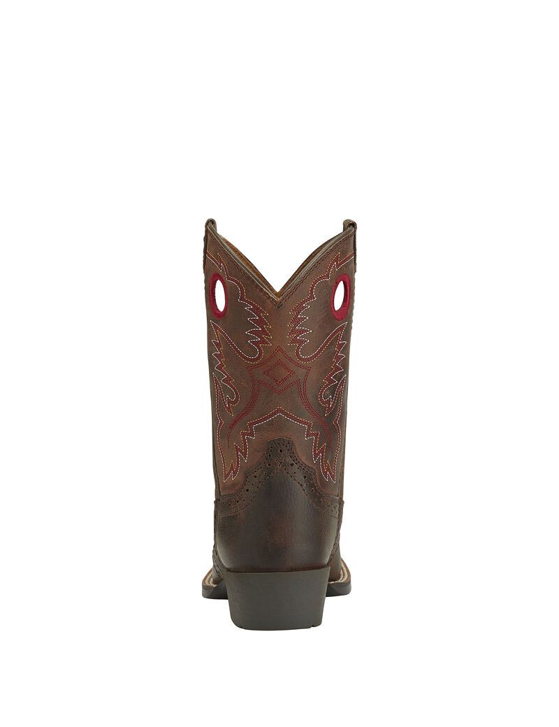 Bottes Western Ariat Heritage Roughstock Marron Enfant | SAJ-77019725