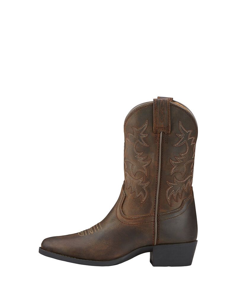 Bottes Western Ariat Heritage Marron Enfant | OAL-49702444