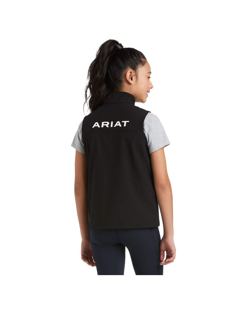 Gilet Ariat New Team Softshell Noir Enfant | ZQD-09697098