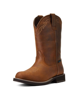 Bottes Western Ariat Delilah Round Embout Imperméables Marron Femme | RMP-31518048