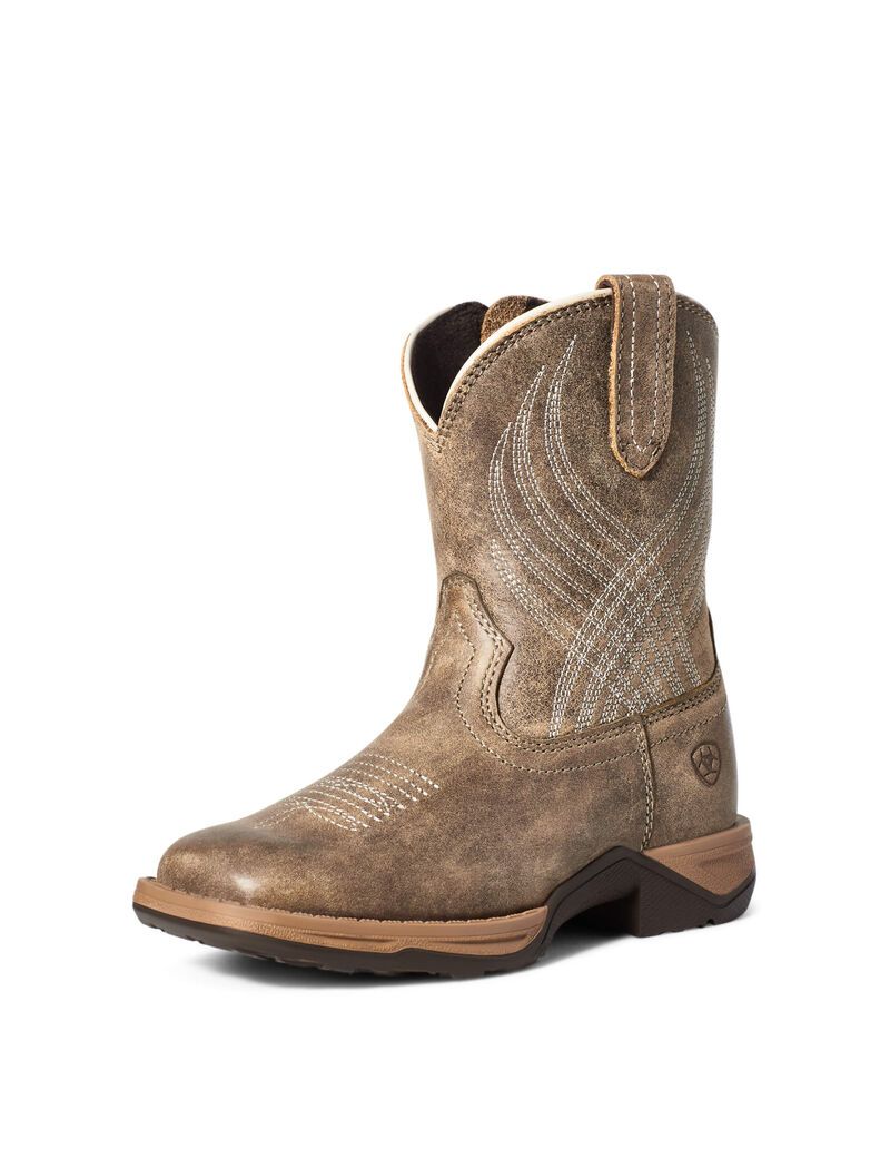 Bottes Western Ariat Anthem Marron Enfant | LHD-43054536