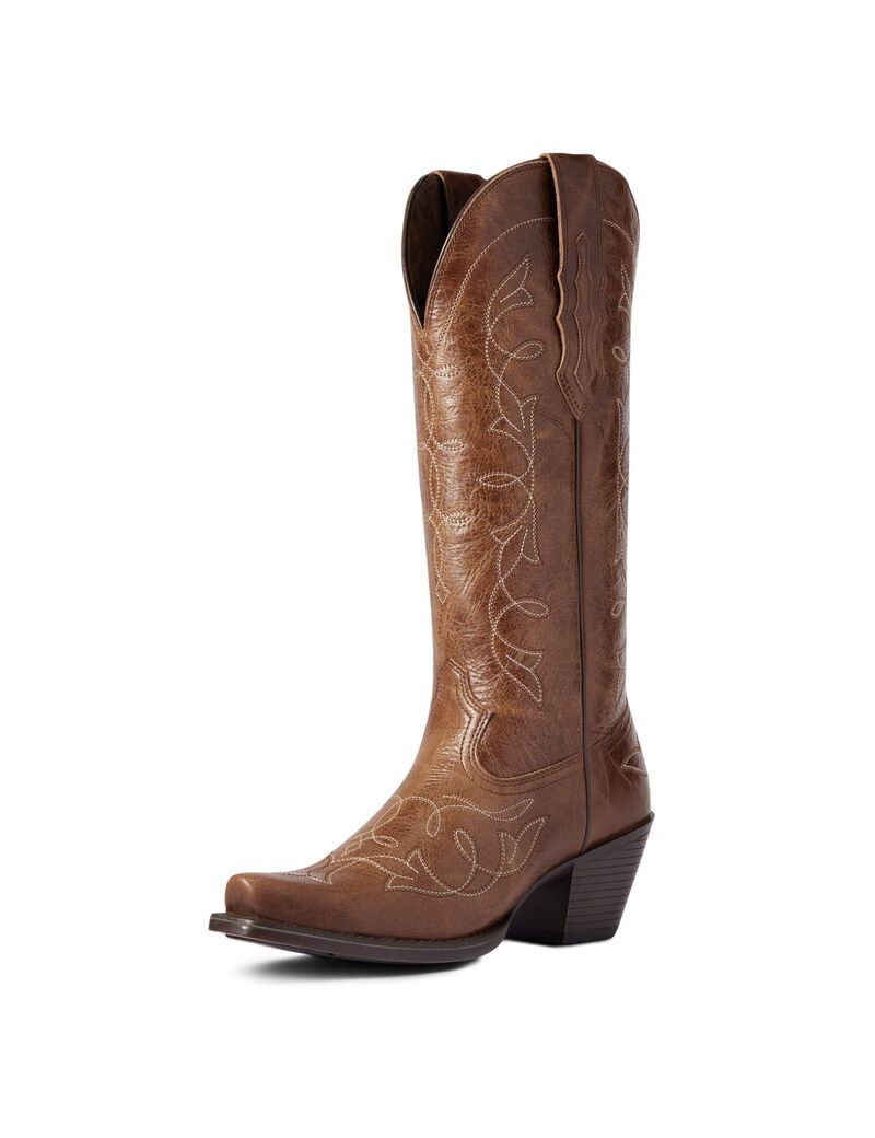 Bottes Western Ariat Heritage D Embout Stretchfit Marron Foncé Femme | DNB-05930521