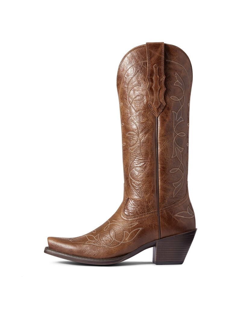 Bottes Western Ariat Heritage D Embout Stretchfit Marron Foncé Femme | DNB-05930521