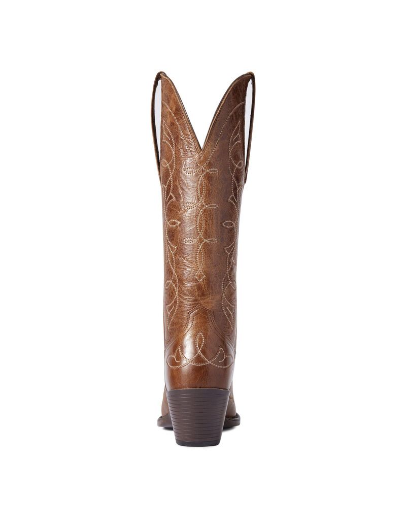 Bottes Western Ariat Heritage D Embout Stretchfit Marron Foncé Femme | DNB-05930521