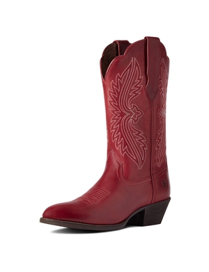 Bottes Western Ariat Heritage R Embout Stretchfit Rouge Femme | OIM-78275985