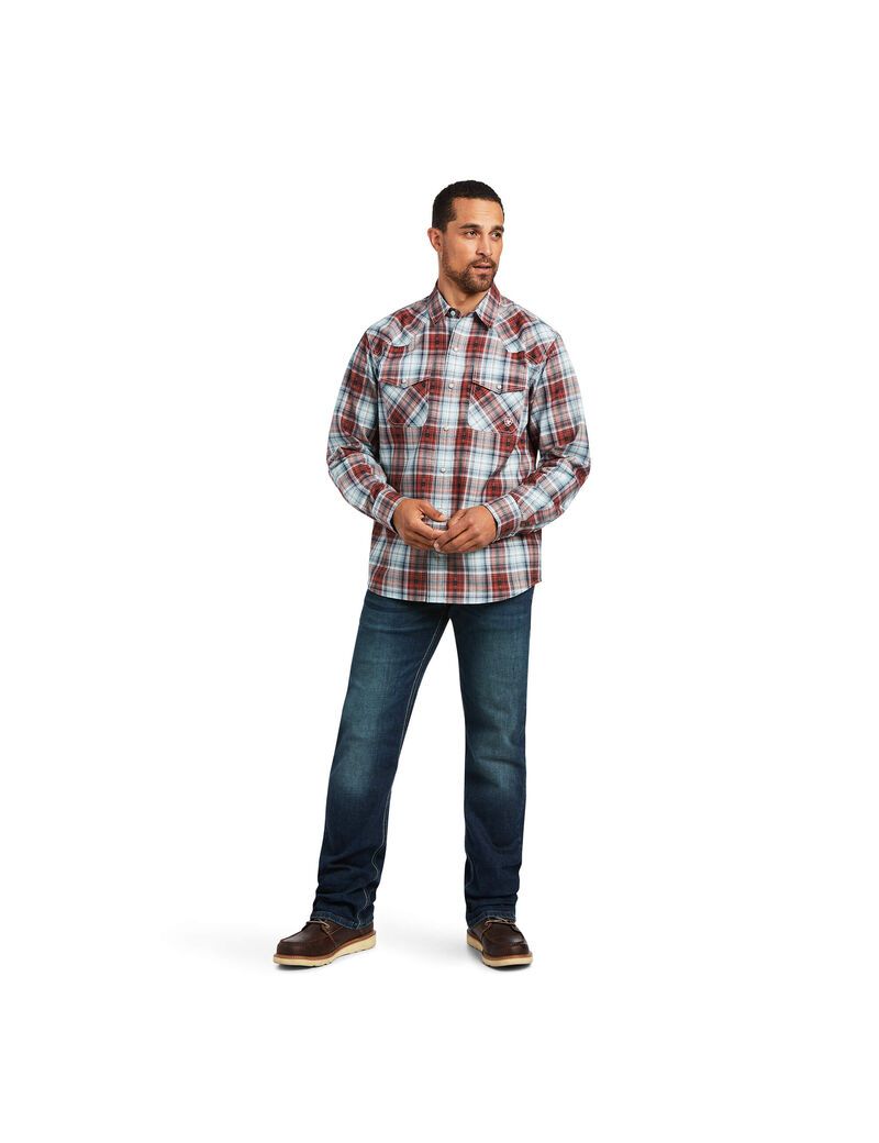 Chemises De Costume Ariat Hugh Retro Fit Multicolore Homme | JZB-52483164