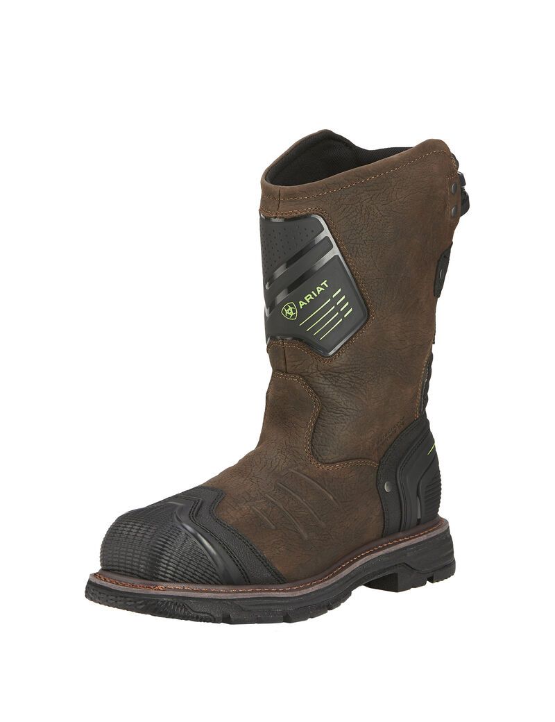 Bottes Imperméables Ariat Catalyst VX Travail Larges Square Embout Composite Embout Travail Marron Homme | SHS-69153734