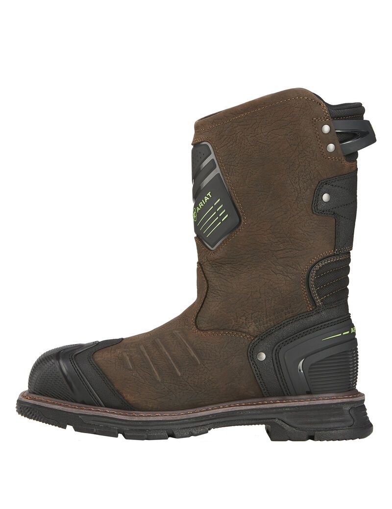 Bottes Imperméables Ariat Catalyst VX Travail Larges Square Embout Composite Embout Travail Marron Homme | SHS-69153734