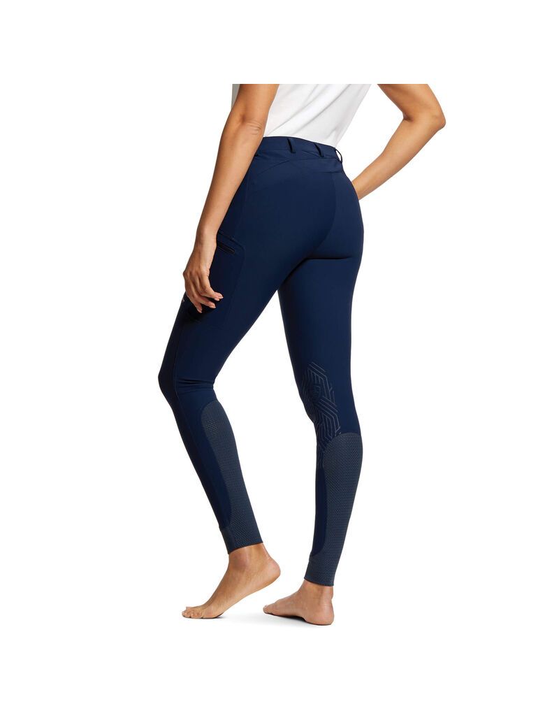 Pantalon Ariat Triton Grip Knee Patch Breech Bleu Marine Femme | YCJ-07332278