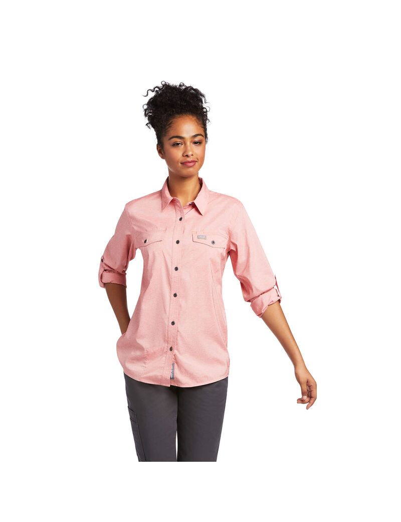 Vêtements De Travail Ariat Rebar Made Tough VentTEK DuraStretch Travail Shirts Multicolore Femme | VDR-07729558