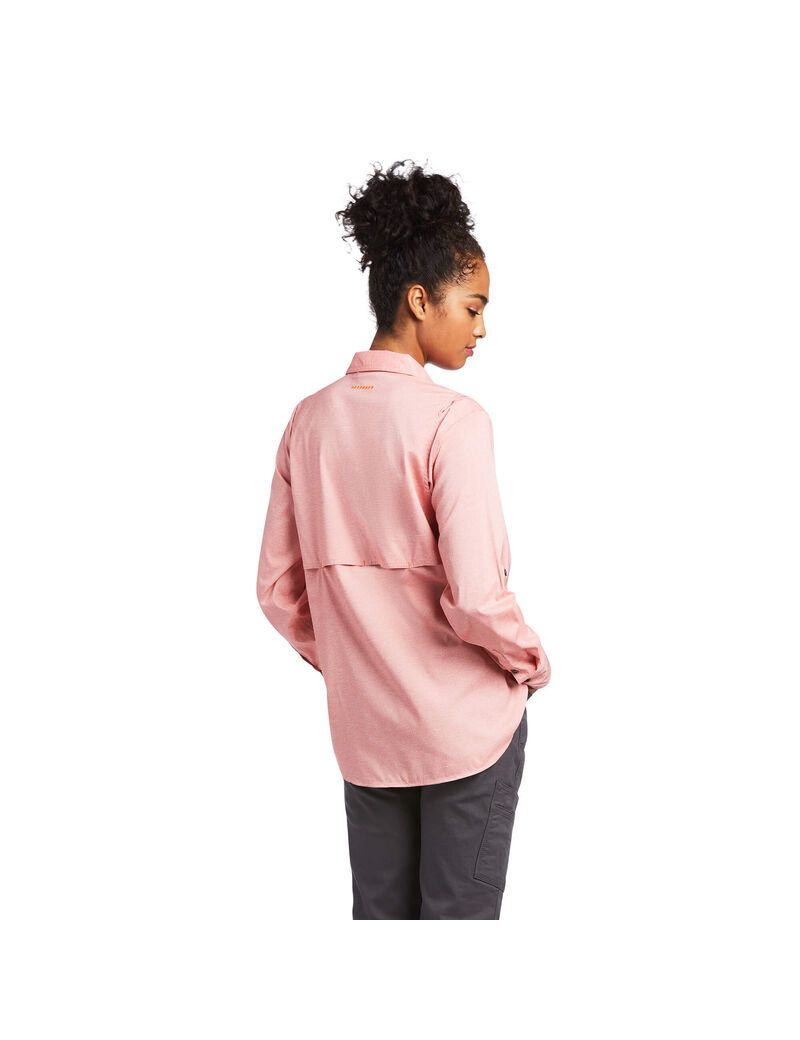 Vêtements De Travail Ariat Rebar Made Tough VentTEK DuraStretch Travail Shirts Multicolore Femme | VDR-07729558