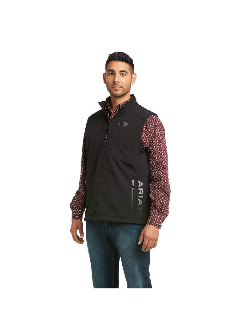 Gilet Ariat Logo 2.0 Patriot Softshell Noir Homme | VZG-73144890