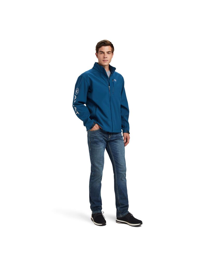 Vestes Ariat Logo 2.0 Softshell Bleu Homme | JWH-81026510