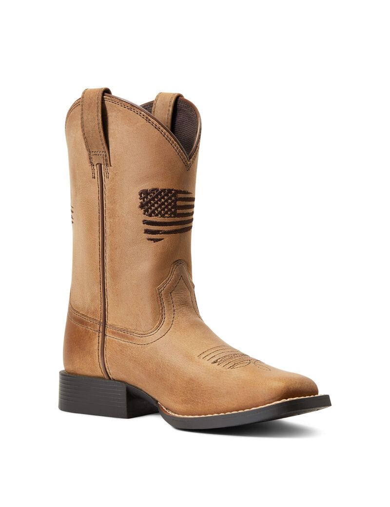 Bottes Western Ariat Patriot Ii Marron Enfant | XTE-16878879