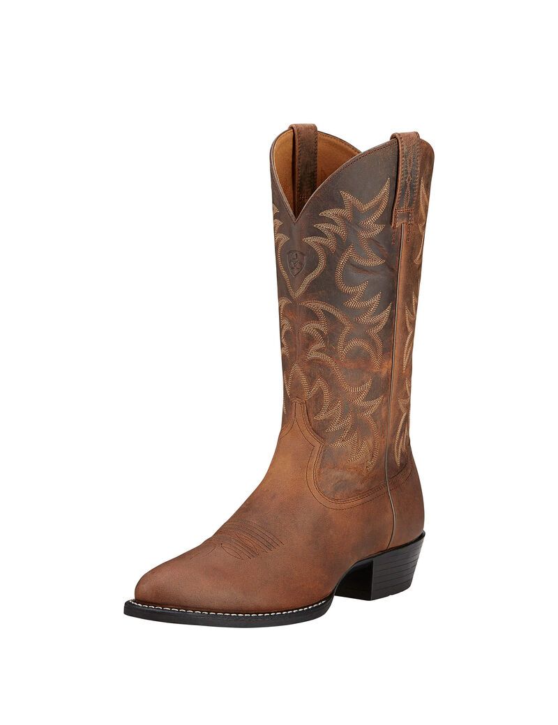 Bottes Western Ariat Heritage R Embout Marron Homme | BHG-91869682