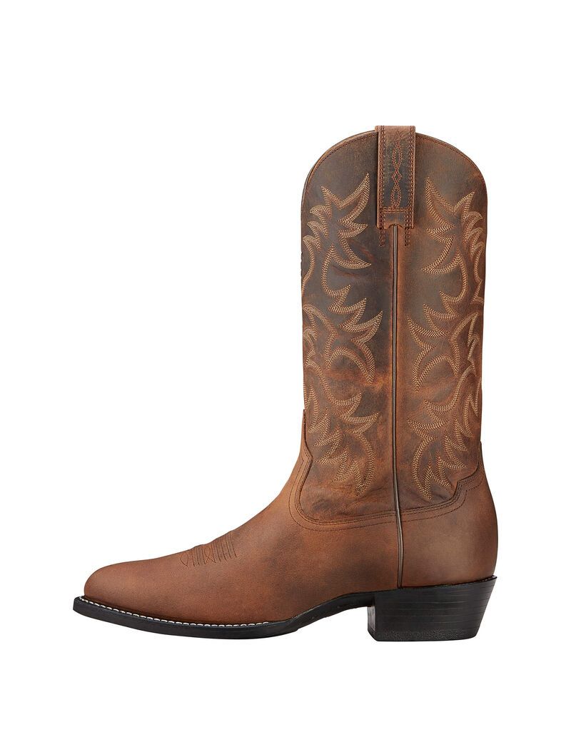 Bottes Western Ariat Heritage R Embout Marron Homme | BHG-91869682