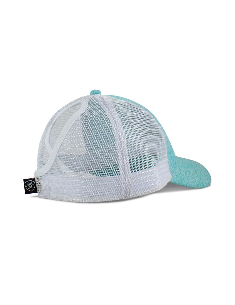 Casquettes Ariat Logo Patch Turquoise Femme | NON-94305003