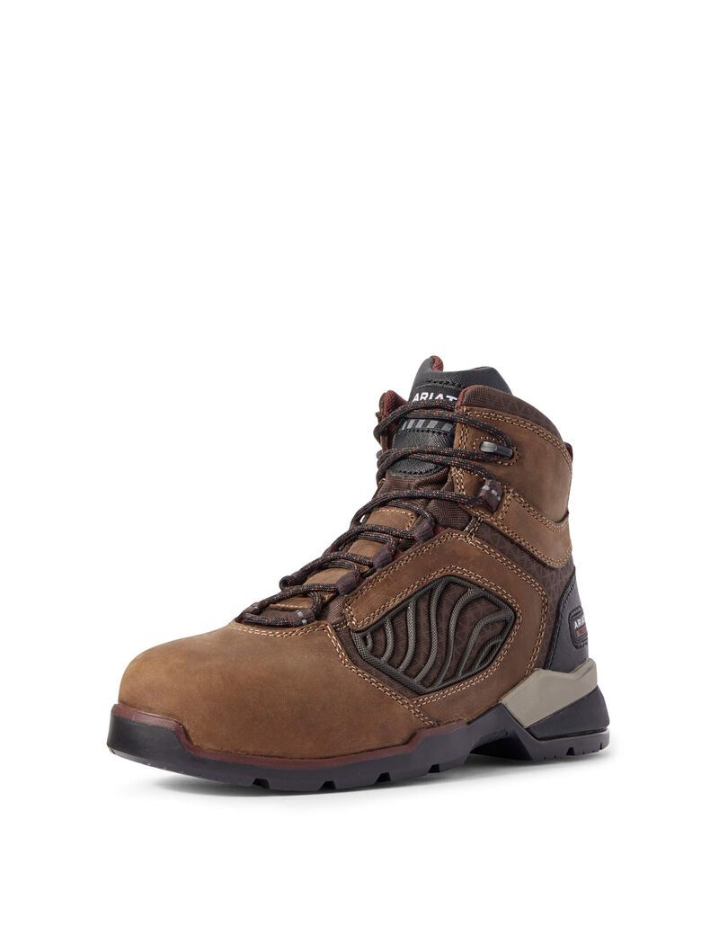 Bottes de Travail Ariat Rebar Flex 6' Carbon Embout Marron Femme | YFL-41247242