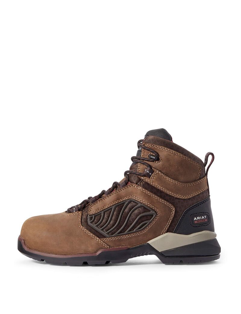 Bottes de Travail Ariat Rebar Flex 6' Carbon Embout Marron Femme | YFL-41247242