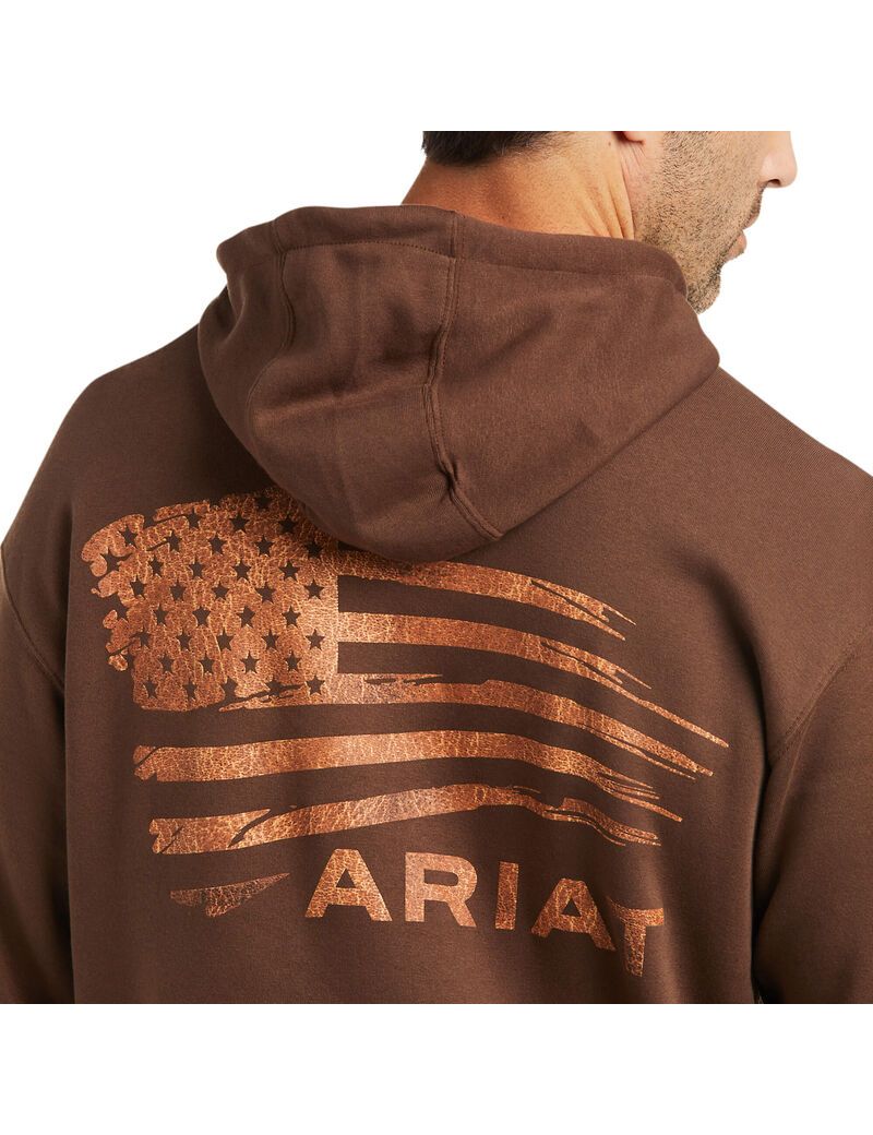 Sweats Ariat Patriot 2.0 Marron Marron Homme | VES-72587631