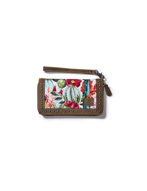 Portefeuilles Ariat Clutch Cactus Floral Multicolore Femme | CUC-59877811