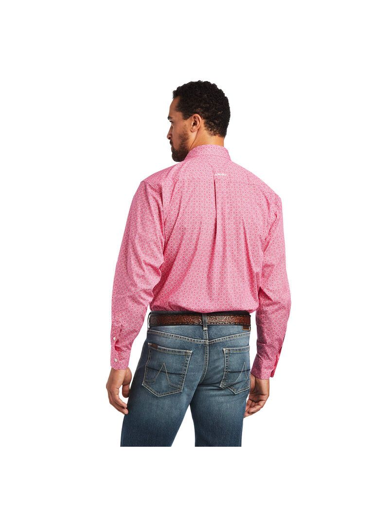 Chemises De Costume Ariat Malachi Stretch Classiche Fit Rose Clair Homme | OGX-74352675