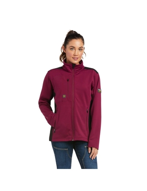 Vestes Ariat Rebar Dri-Tech DuraStretch Fleece Hybride Violette Femme | VOC-58213717