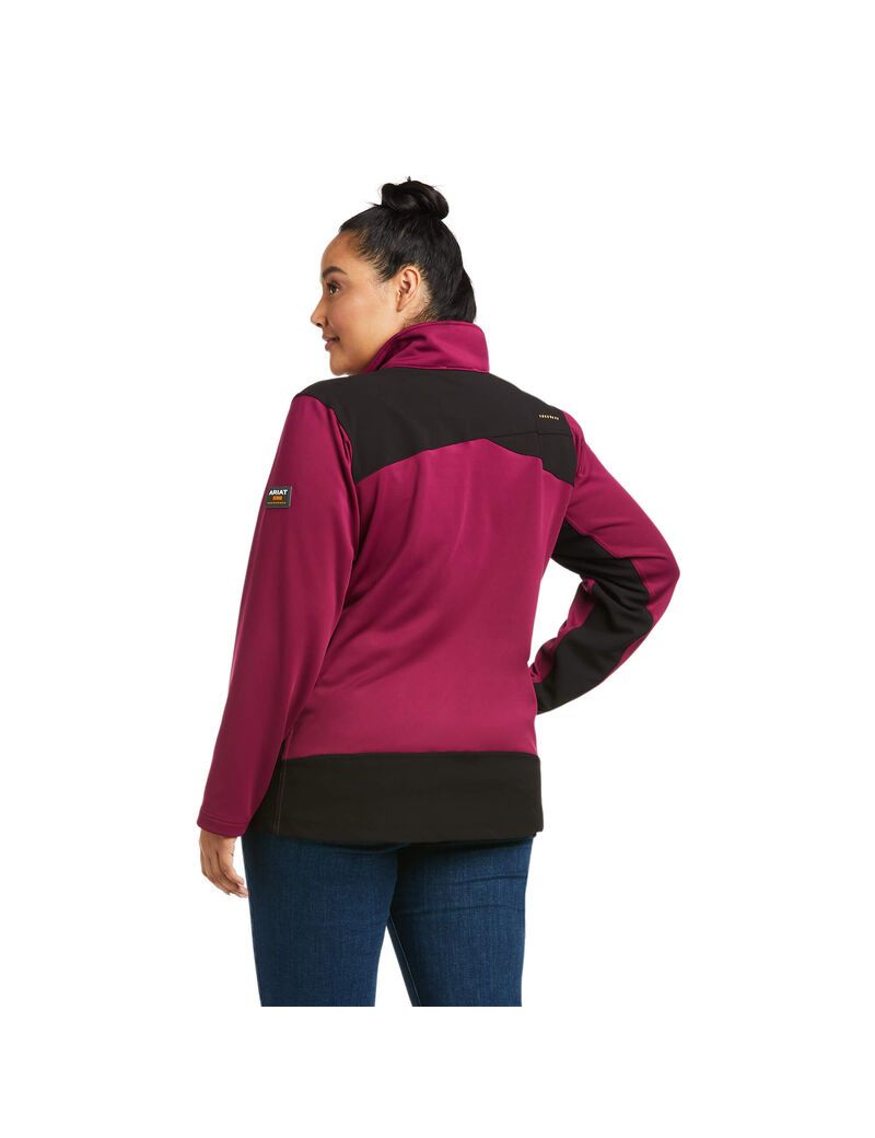 Vestes Ariat Rebar Dri-Tech DuraStretch Fleece Hybride Violette Femme | VOC-58213717