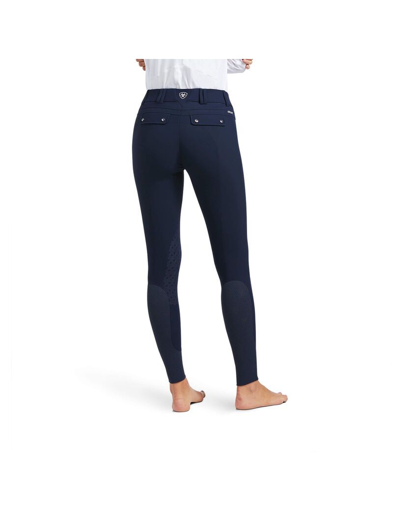 Pantalon Ariat Tri Factor Grip Knee Patch Breech Bleu Marine Femme | JAX-46519554