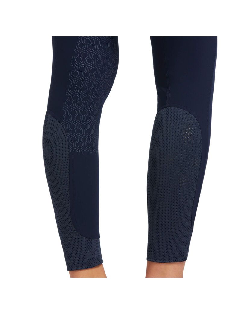 Pantalon Ariat Tri Factor Grip Knee Patch Breech Bleu Marine Femme | JAX-46519554