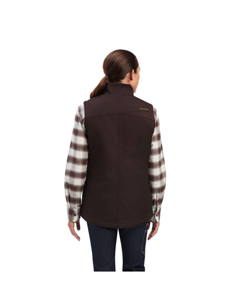 Vêtements De Travail Ariat Rebar DuraCanvas Insulated Vest Multicolore Femme | PDB-80606130