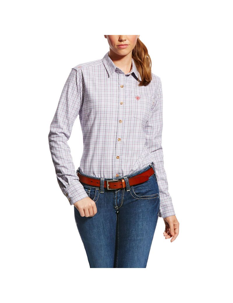 Chemises Ariat FR Marion Travail Violette Femme | SKF-66647897