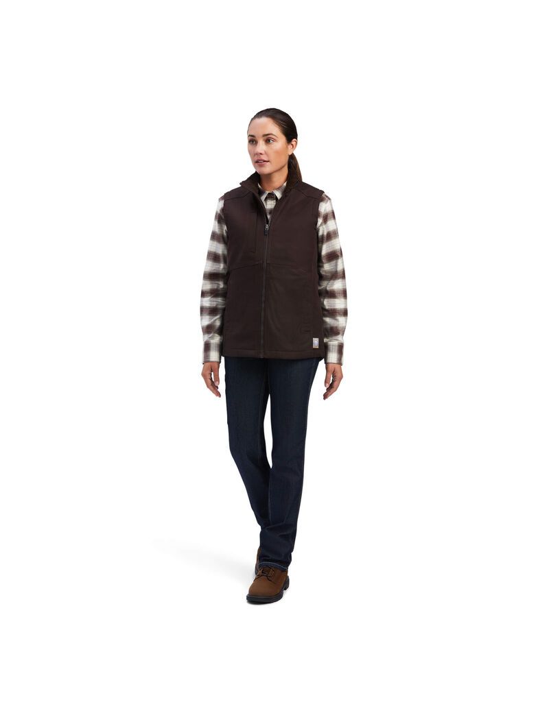 Vêtements De Travail Ariat Rebar DuraCanvas Insulated Vest Multicolore Femme | PDB-80606130