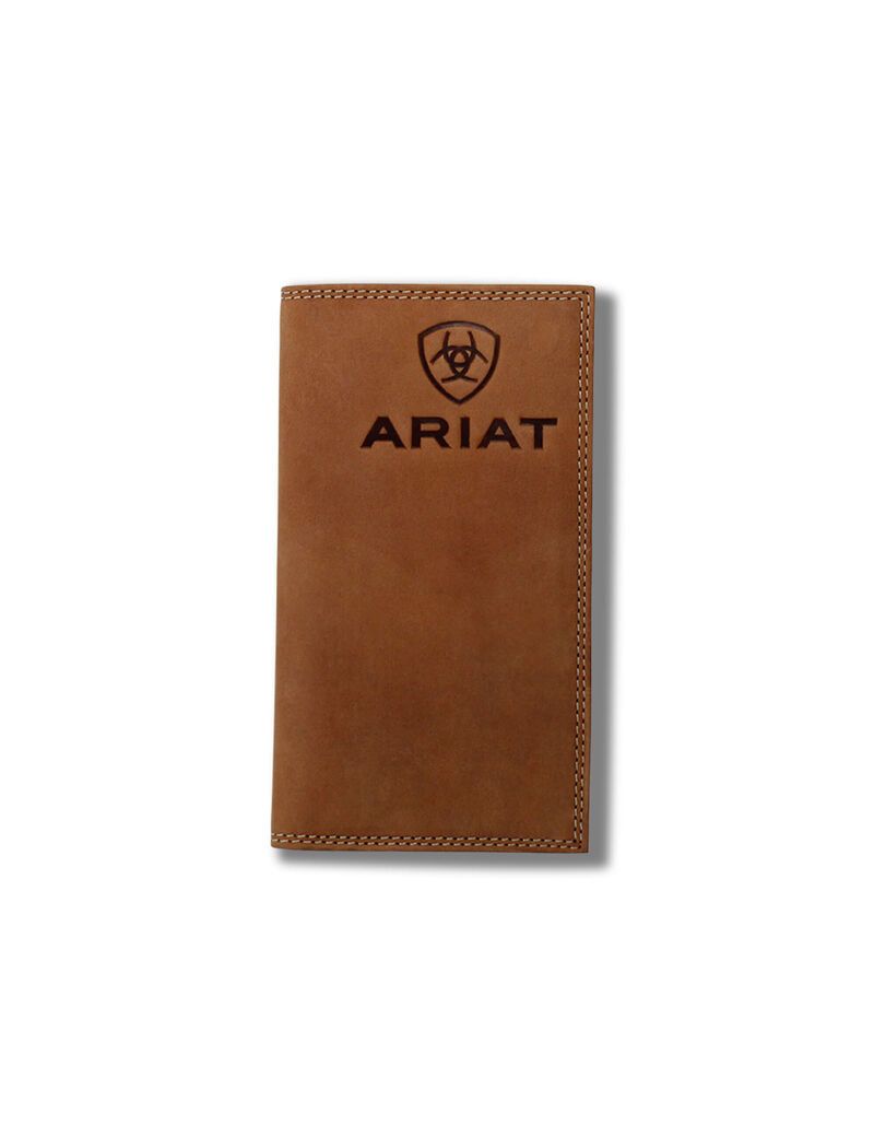 Portefeuilles Ariat Rodeo Stacked Logo Marron Homme | XLG-32295012